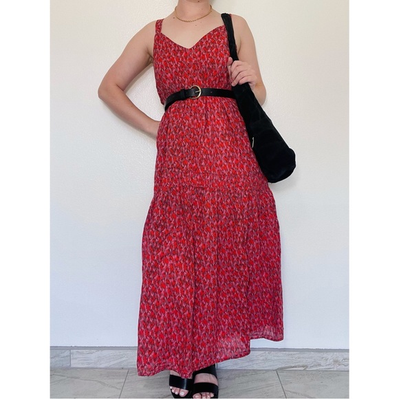 🦞3/$30🦞 Joie | Coral Lightweight Sleeveless Maxi Dress - Picture 2 of 8